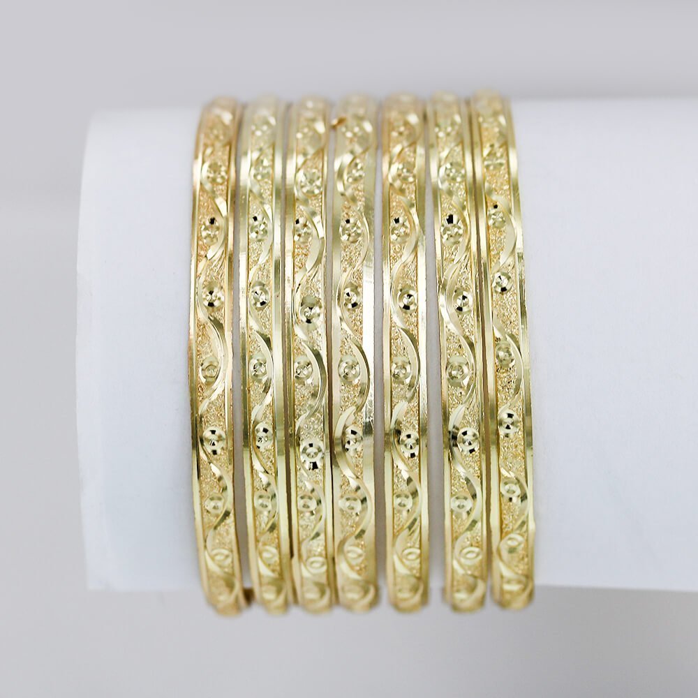 Gold 4 MM Sugar 7 Day Bangles Seminarios B 2006-1