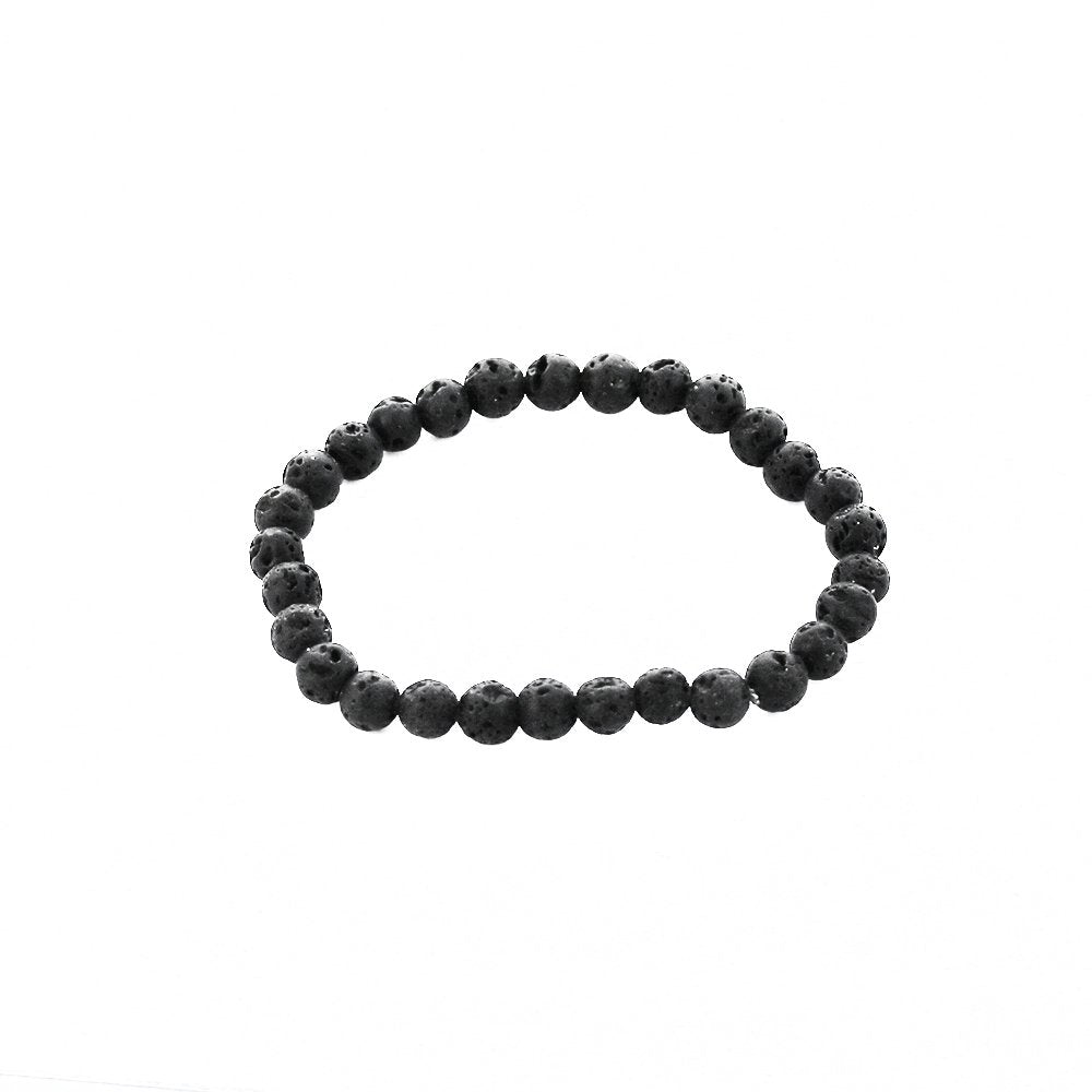 6 MM Natural Stone Elastic Bracelet BRS 1041 L