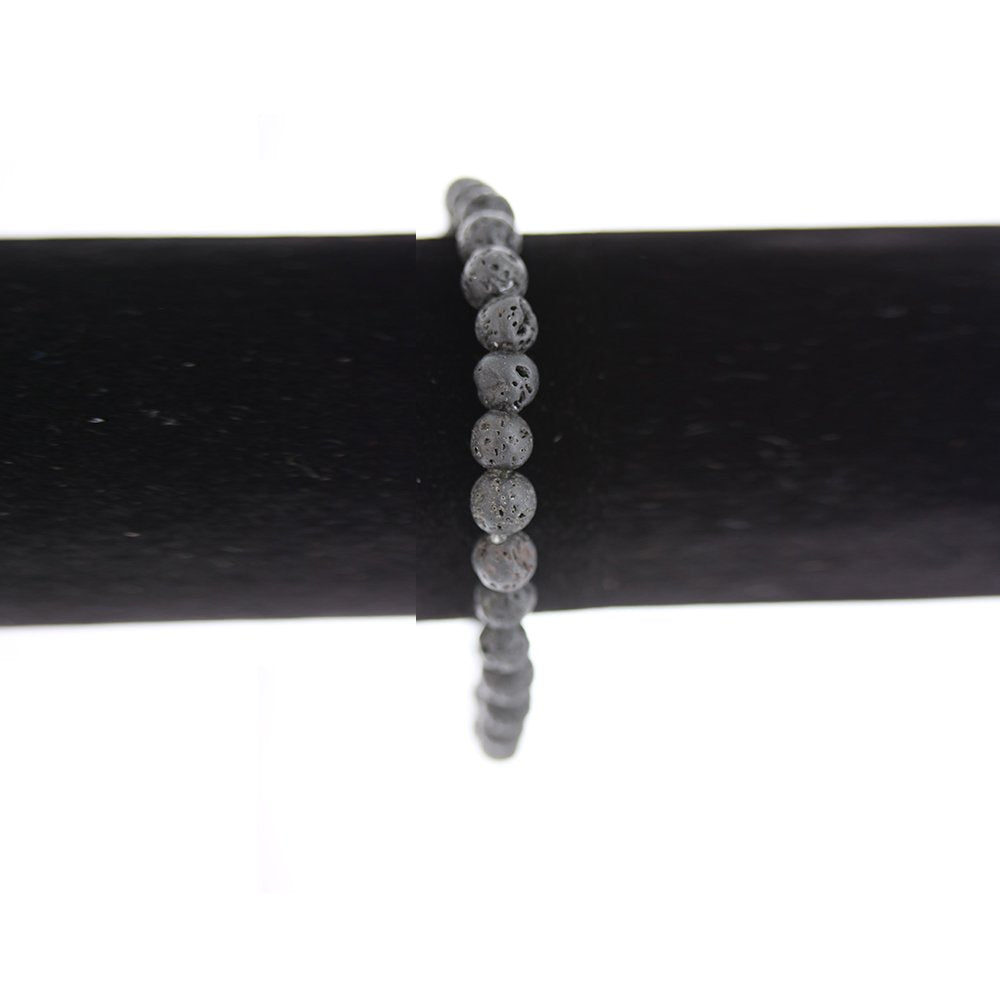 6 MM Natural Stone Elastic Bracelet BRS 1041 L