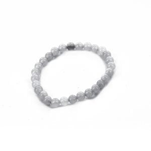 8 MM Natural Stone Elastic Buddha Bracelet BRS 1041 MS