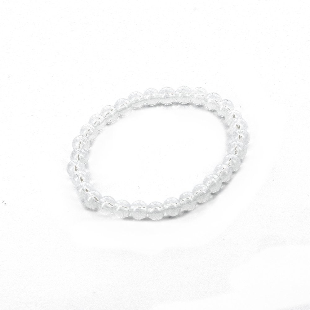 6 MM Natural Stone Elastic Bracelet BRS 1041 O