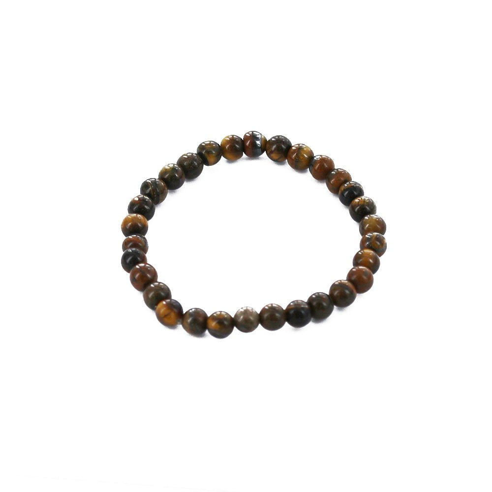 Pulsera Elástica Piedra Natural 6 MM BRS 1041 TE