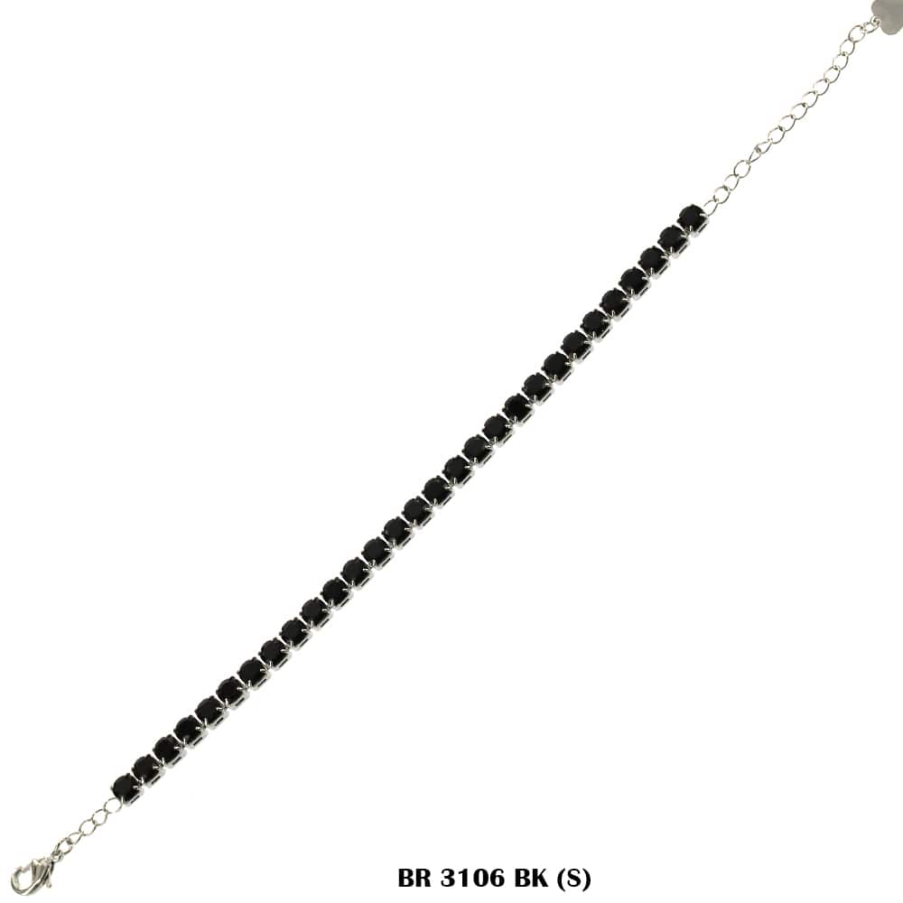 Pulsera Full Stones CZ BR 3106 (S) BK