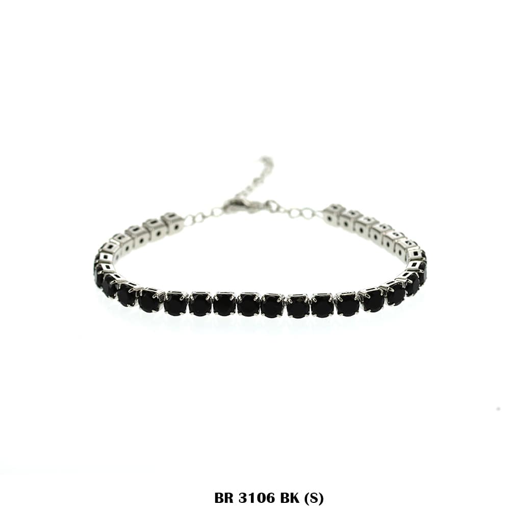 Pulsera Full Stones CZ BR 3106 (S) BK