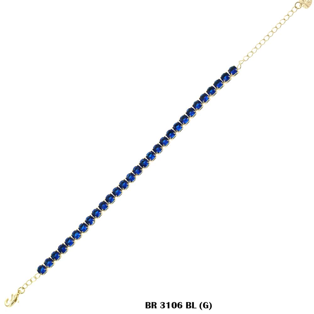 Pulsera Full Stones CZ BR 3106 (G) BL