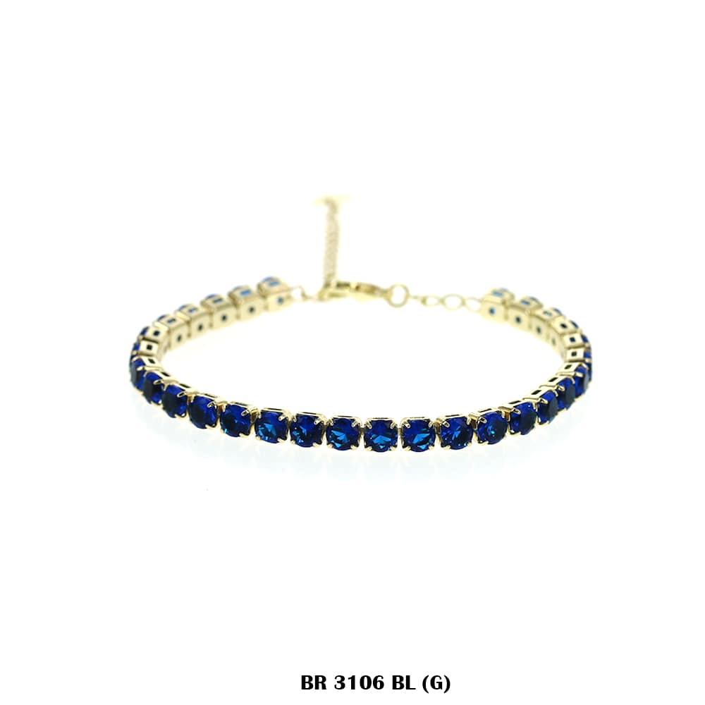 Pulsera Full Stones CZ BR 3106 (G) BL