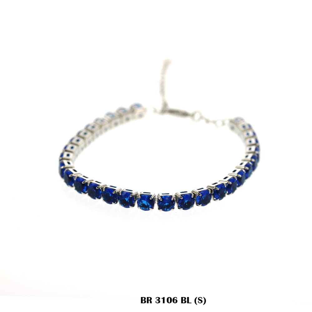 Pulsera Full Stones CZ BR 3106 (S) BL