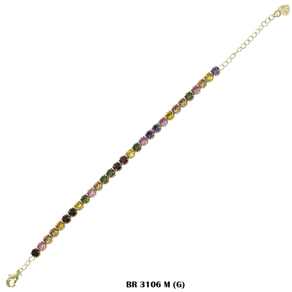 Full Stones CZ Bracelet BR 3106 (G) M