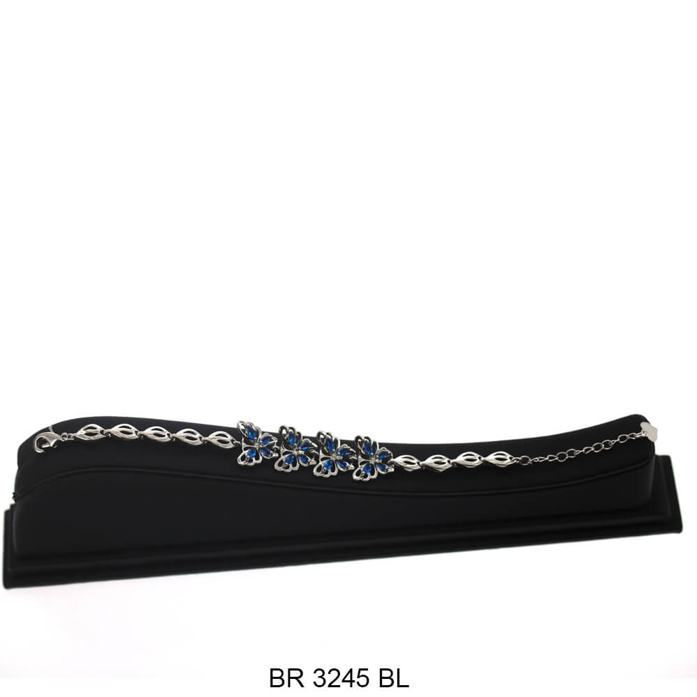 Brazalete Mariposa CZ BR 3245 BL S