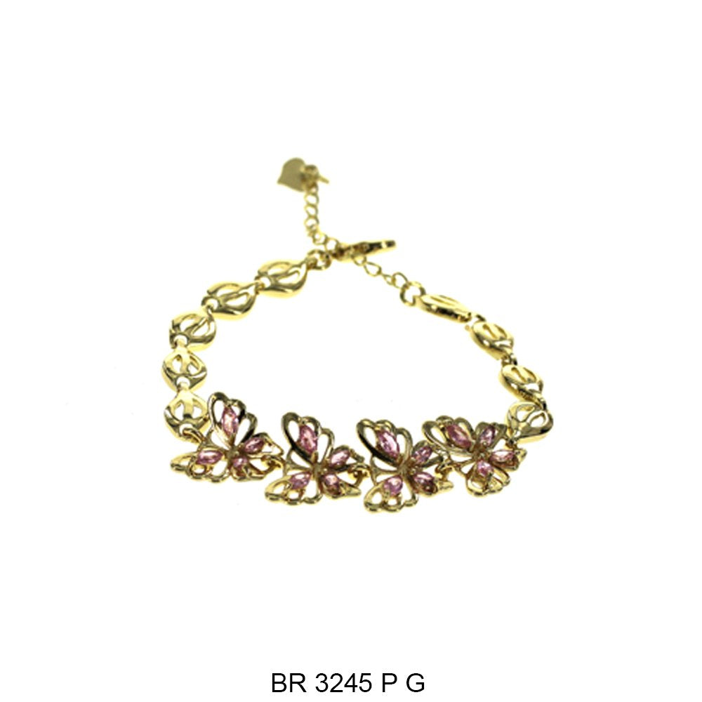 Butterfly CZ Bracelet BR 3245 P G