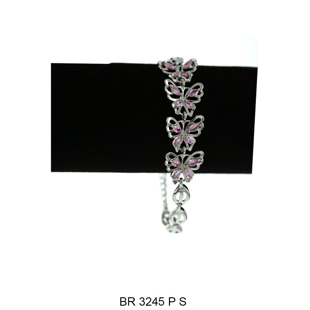 Butterfly CZ Bracelet BR 3245 P S