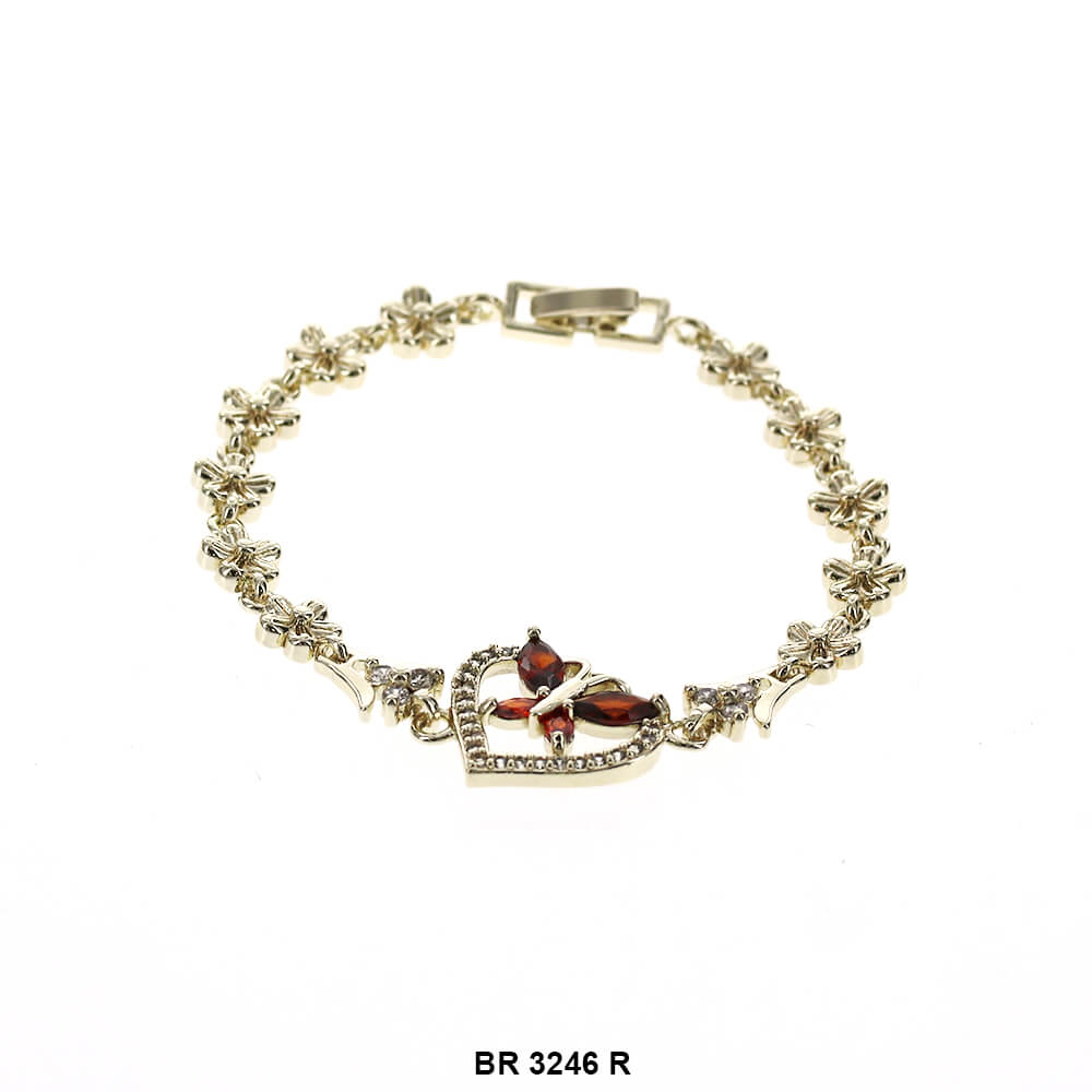 Butterfly CZ Bracelet BR 3246 R