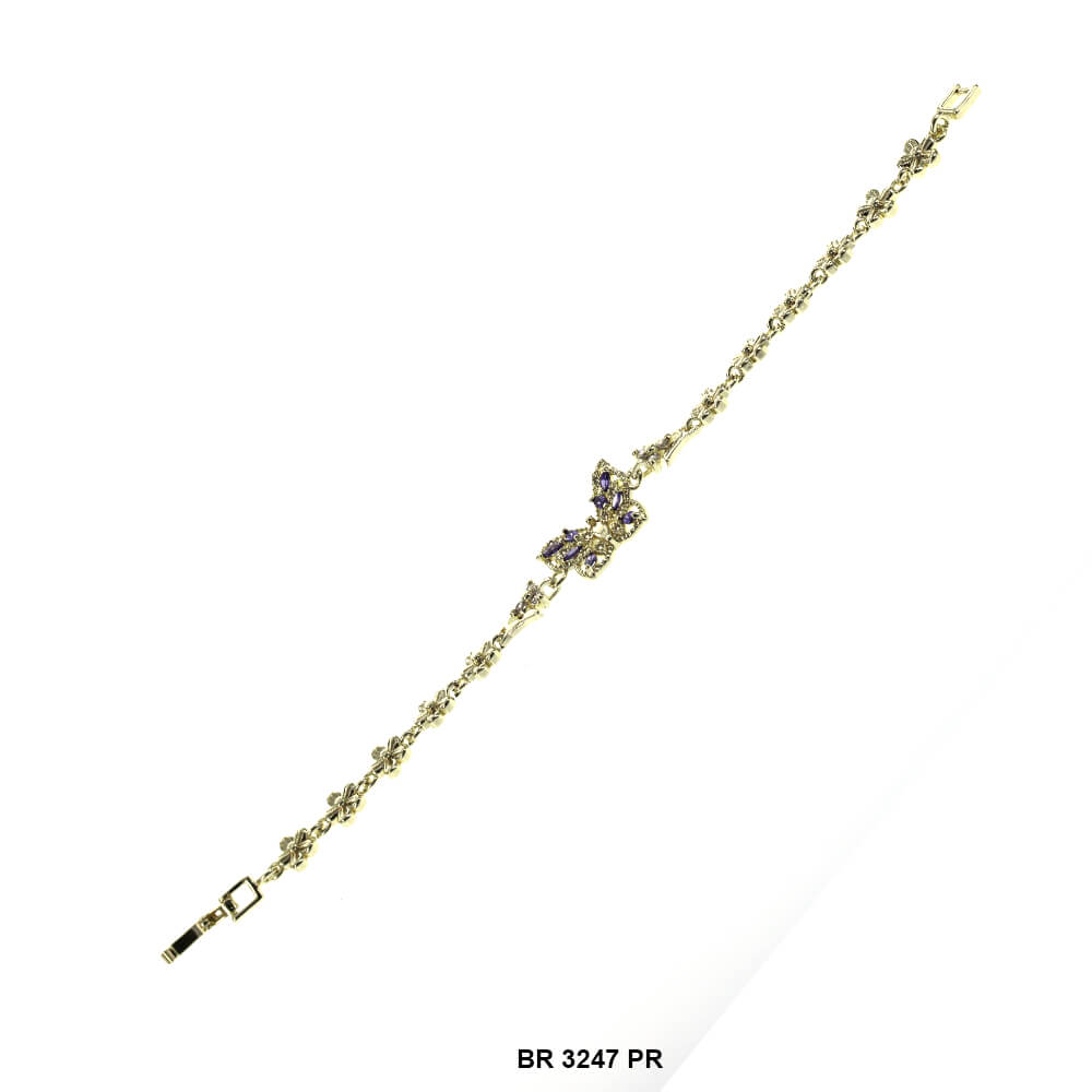 Butterfly CZ Bracelet BR 3247 PR