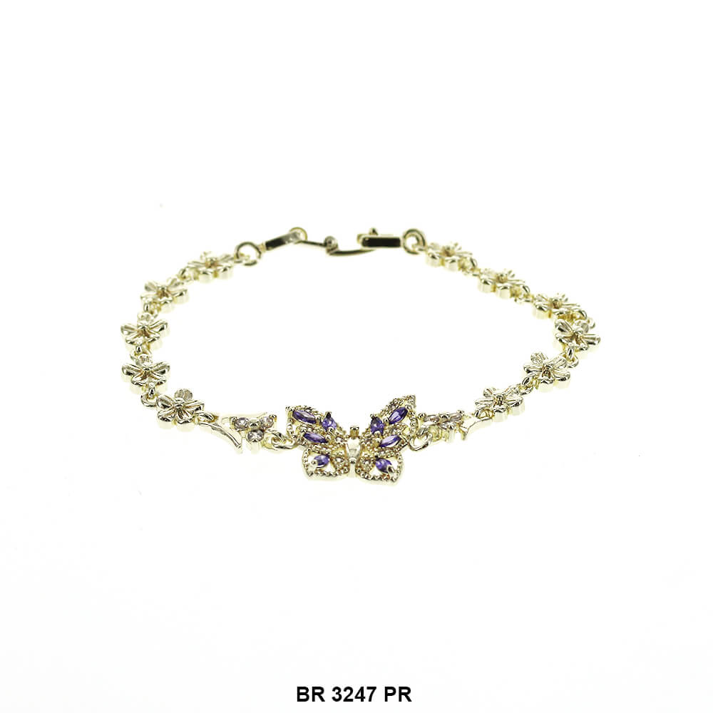 Butterfly CZ Bracelet BR 3247 PR