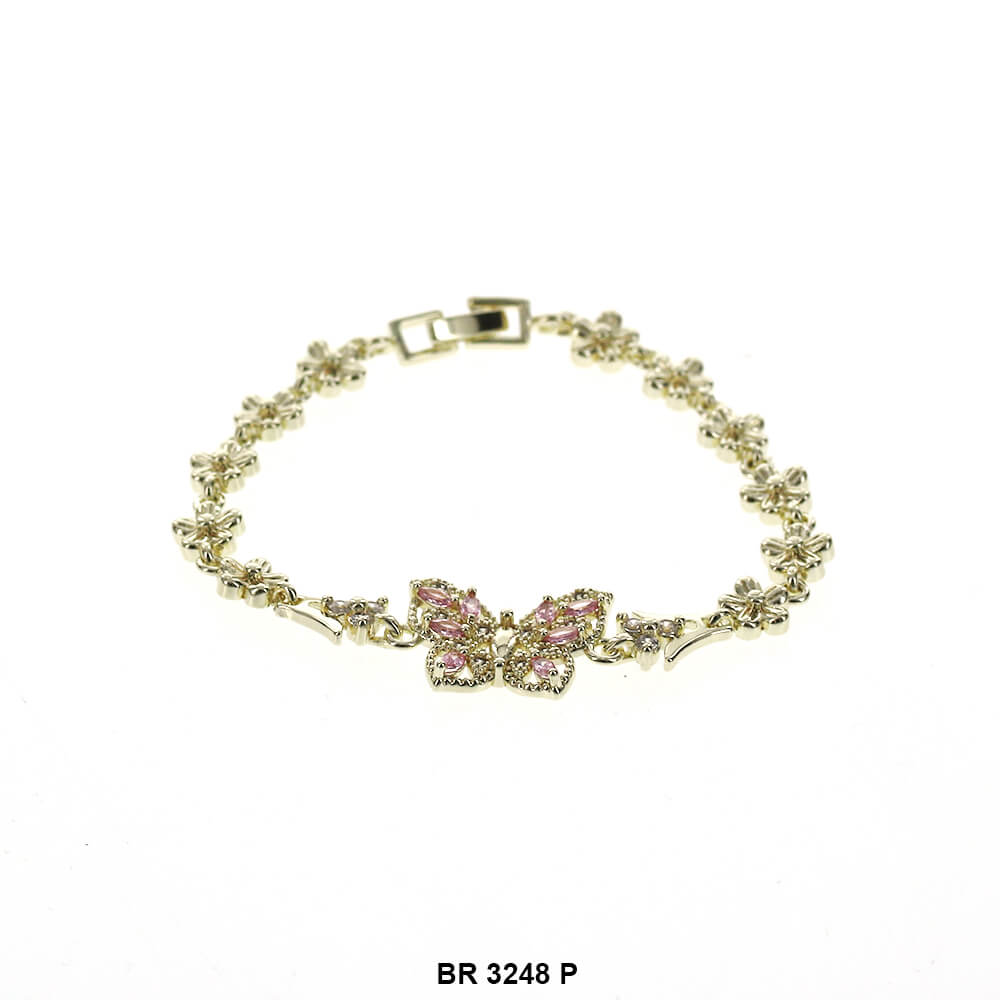 Butterfly CZ Bracelet BR 3248 P