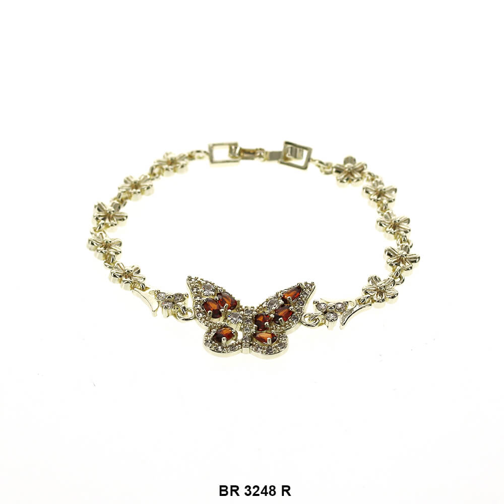 Butterfly CZ Bracelet BR 3248 R