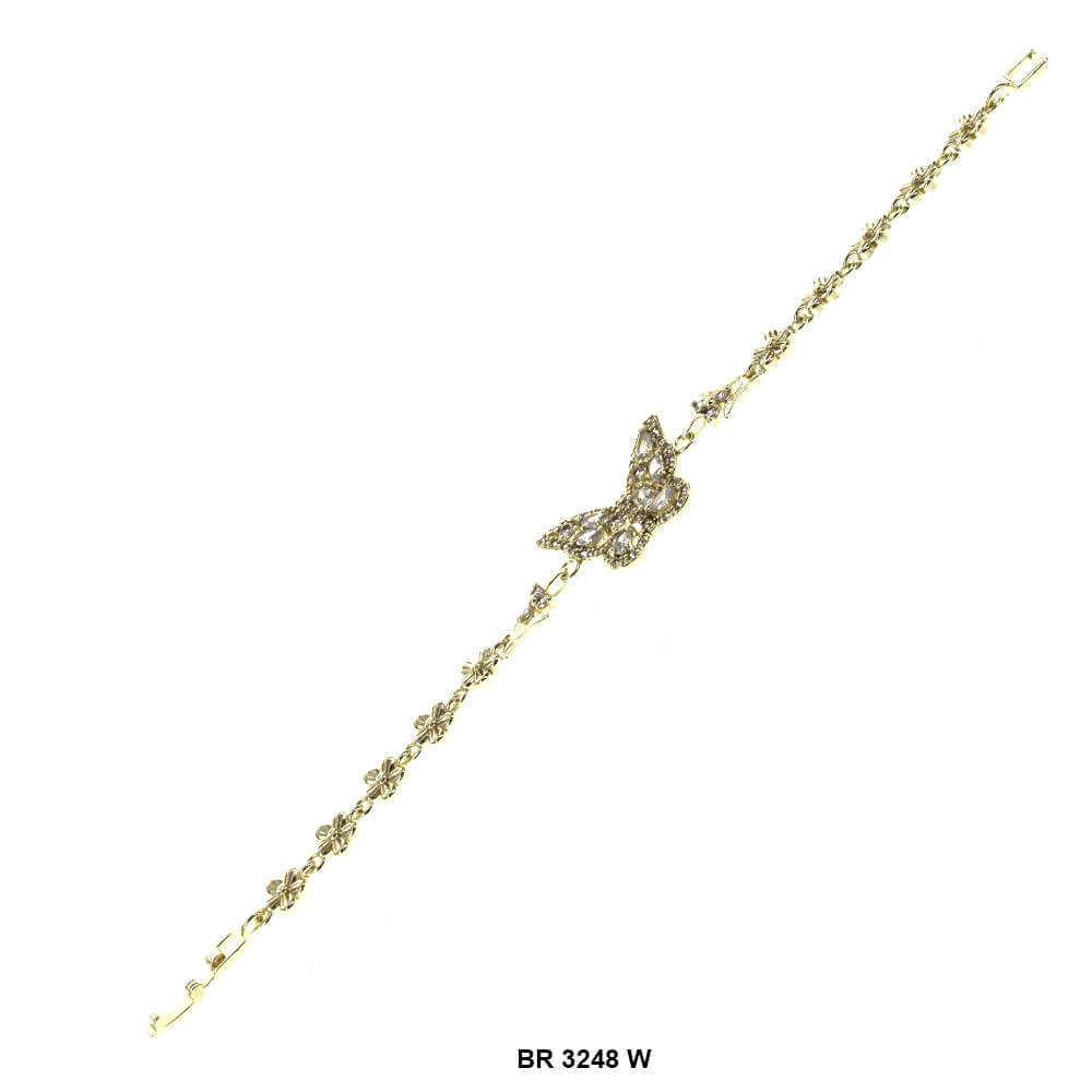 Butterfly CZ Bracelet BR 3248 W