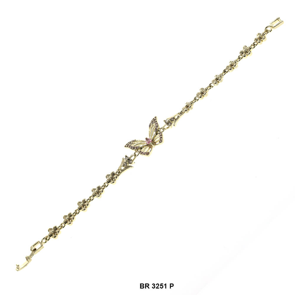 Butterfly CZ Bracelet BR 3251 P