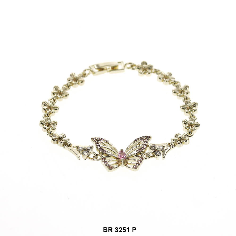 Butterfly CZ Bracelet BR 3251 P