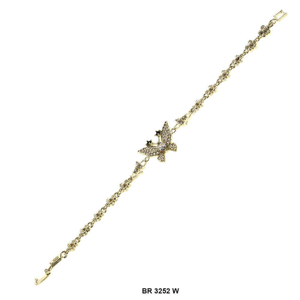 Butterfly CZ Bracelet BR 3252 W