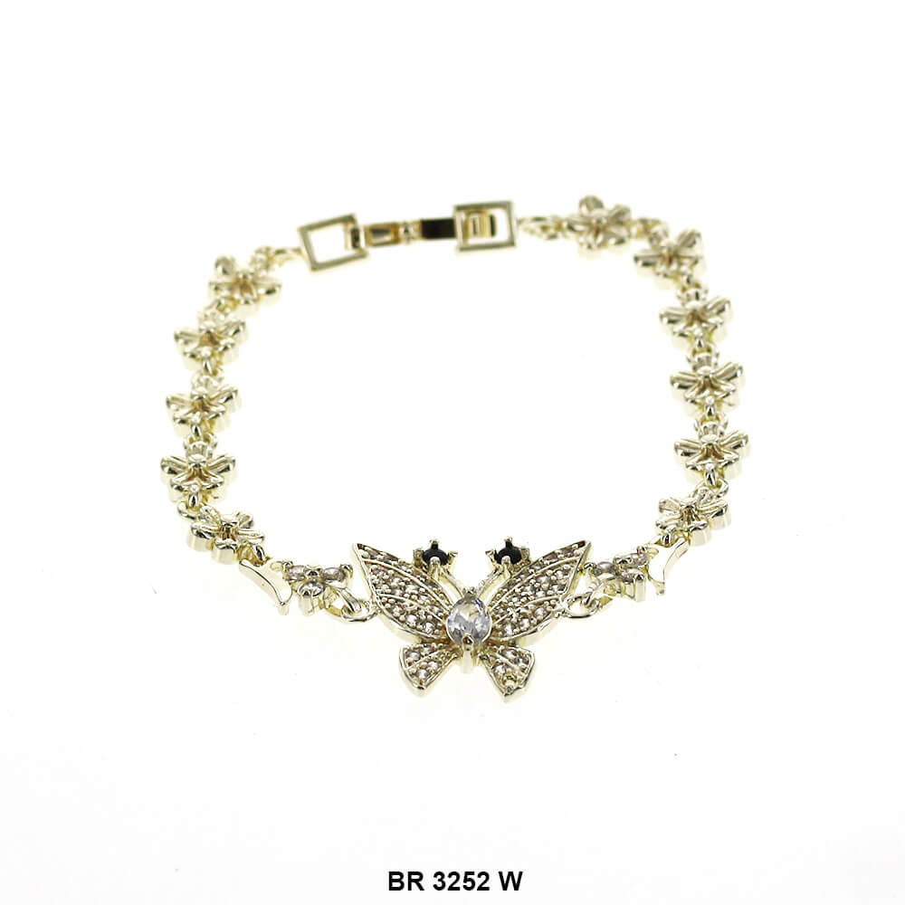 Butterfly CZ Bracelet BR 3252 W