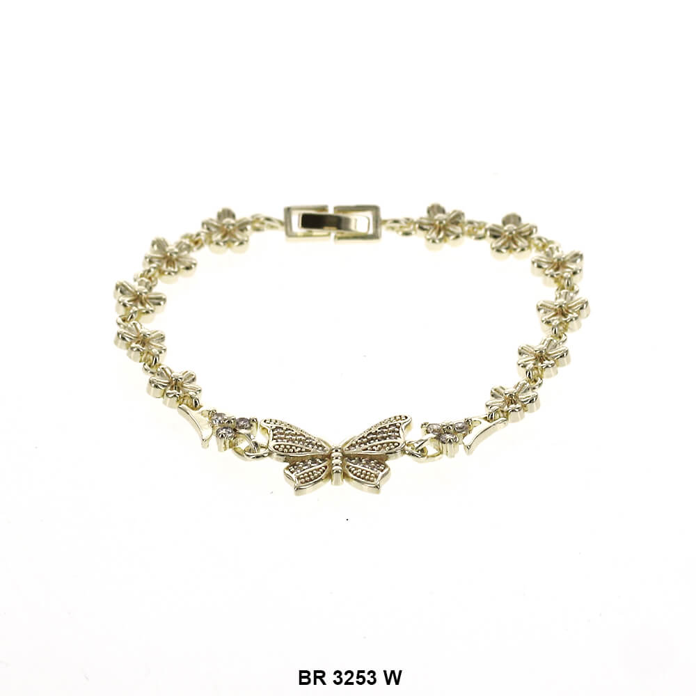 Butterfly CZ Bracelet BR 3253 W