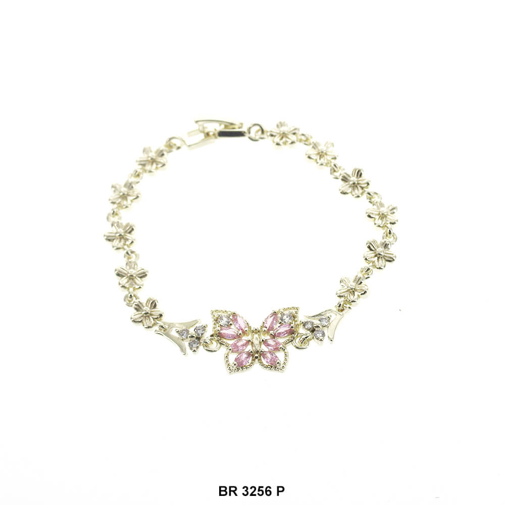 Butterfly CZ Bracelet BR 3256 P