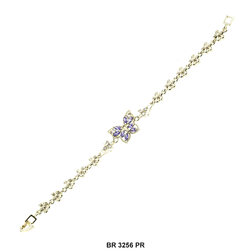 Butterfly CZ Bracelet BR 3256 PR