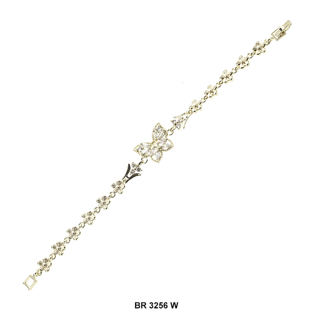 Butterfly CZ Bracelet BR 3256 W