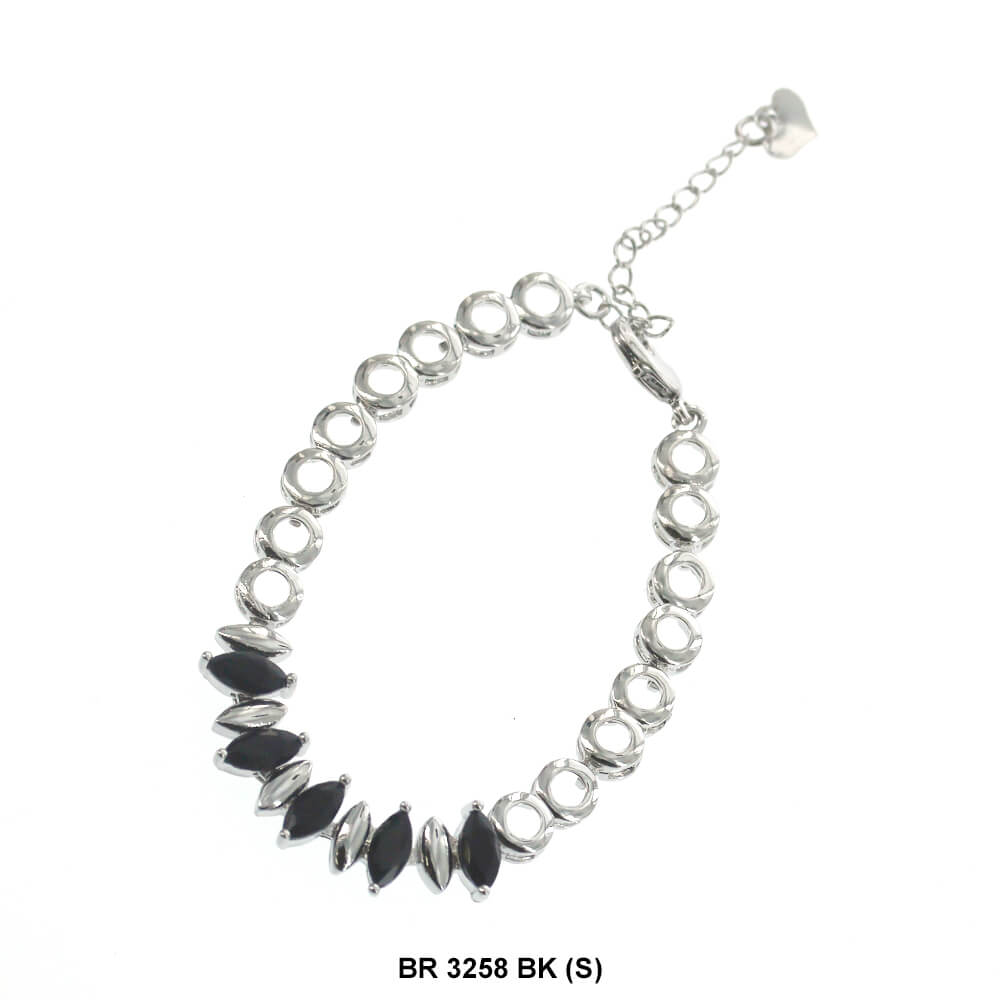 Pulsera CZ BR 3258 BK S