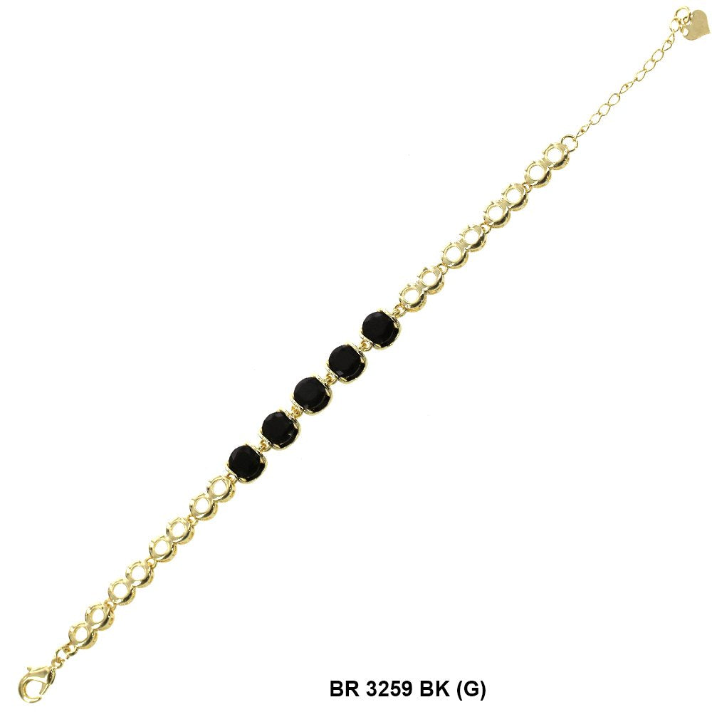 CZ Bracelet BR 3259 (G) BK