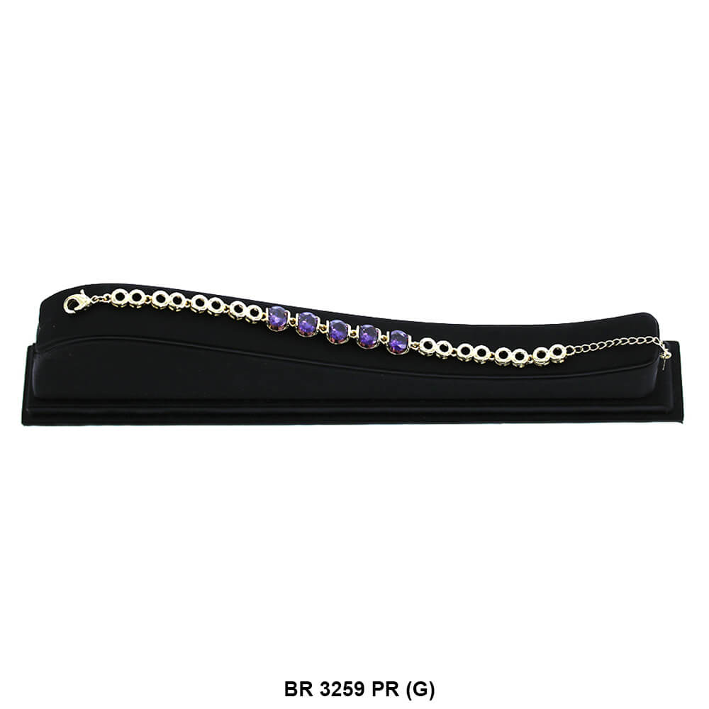 Brazalete CZ BR 3259 PR G