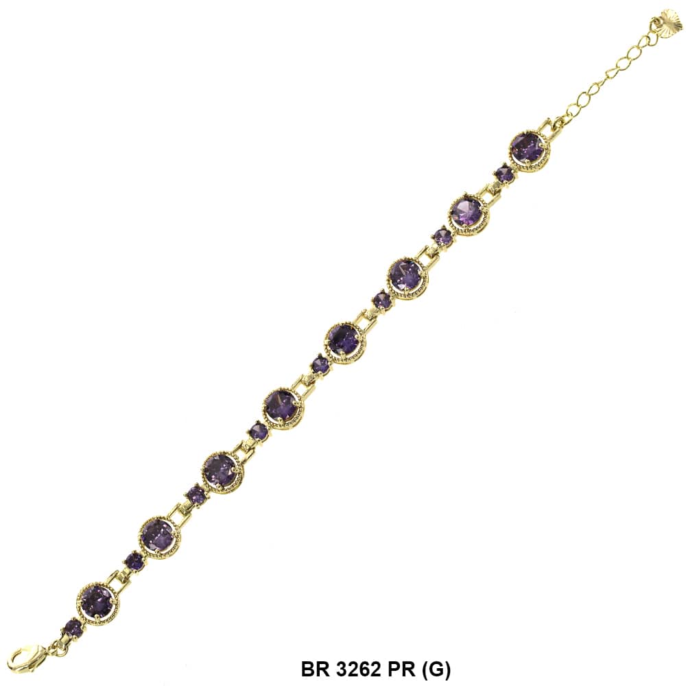 Full Stones CZ Bracelet BR 3262 G PR