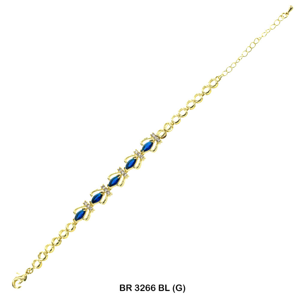 CZ Bracelet BR 3266 (G) BL