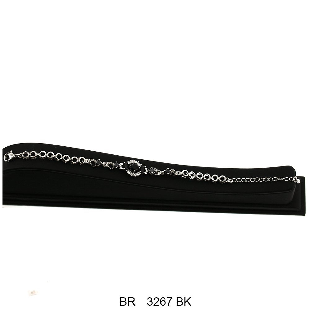 CZ Bracelet BR 3267 (S) BK