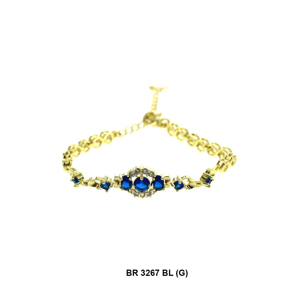 CZ Bracelet BR 3267 (G) BL