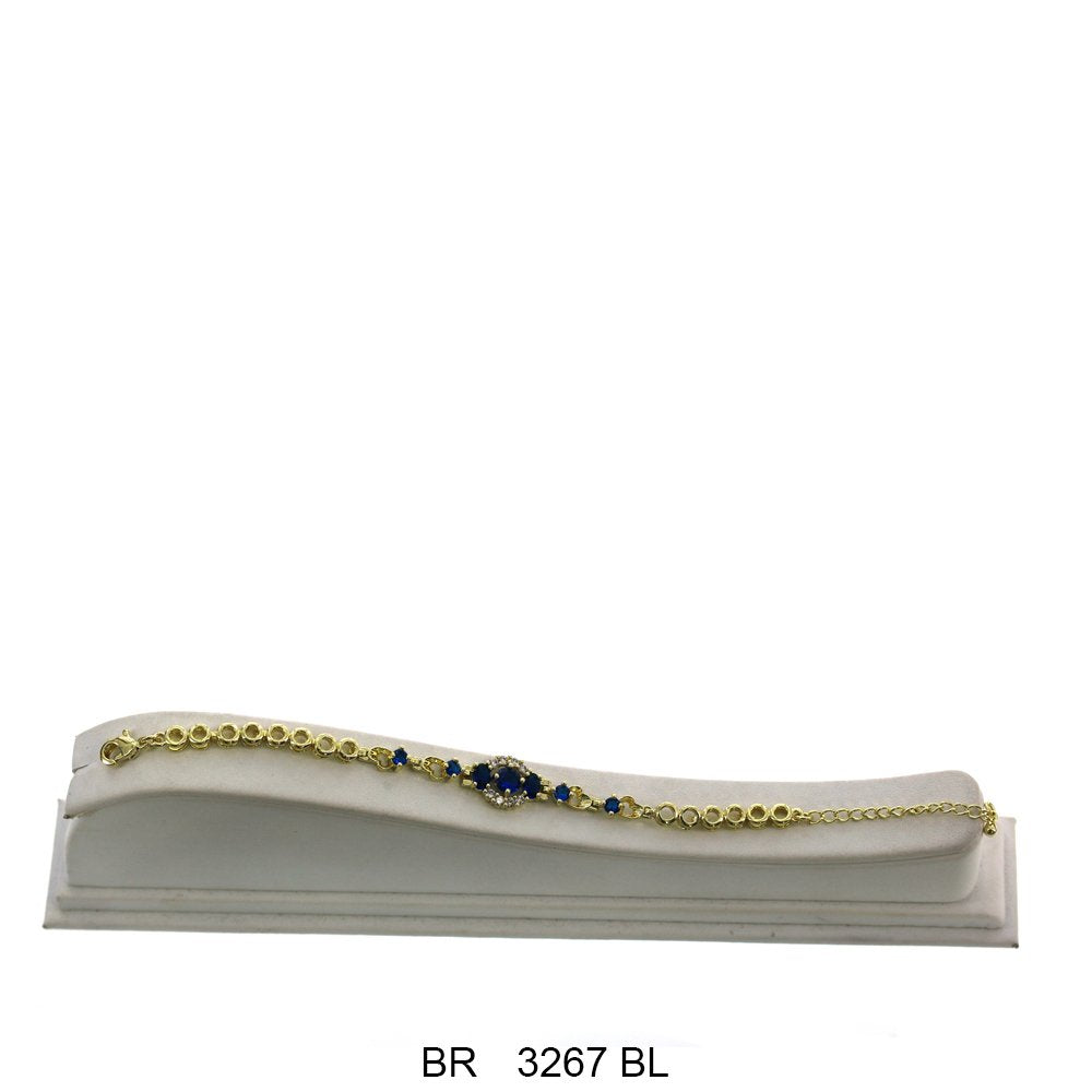 CZ Bracelet BR 3267 (G) BL