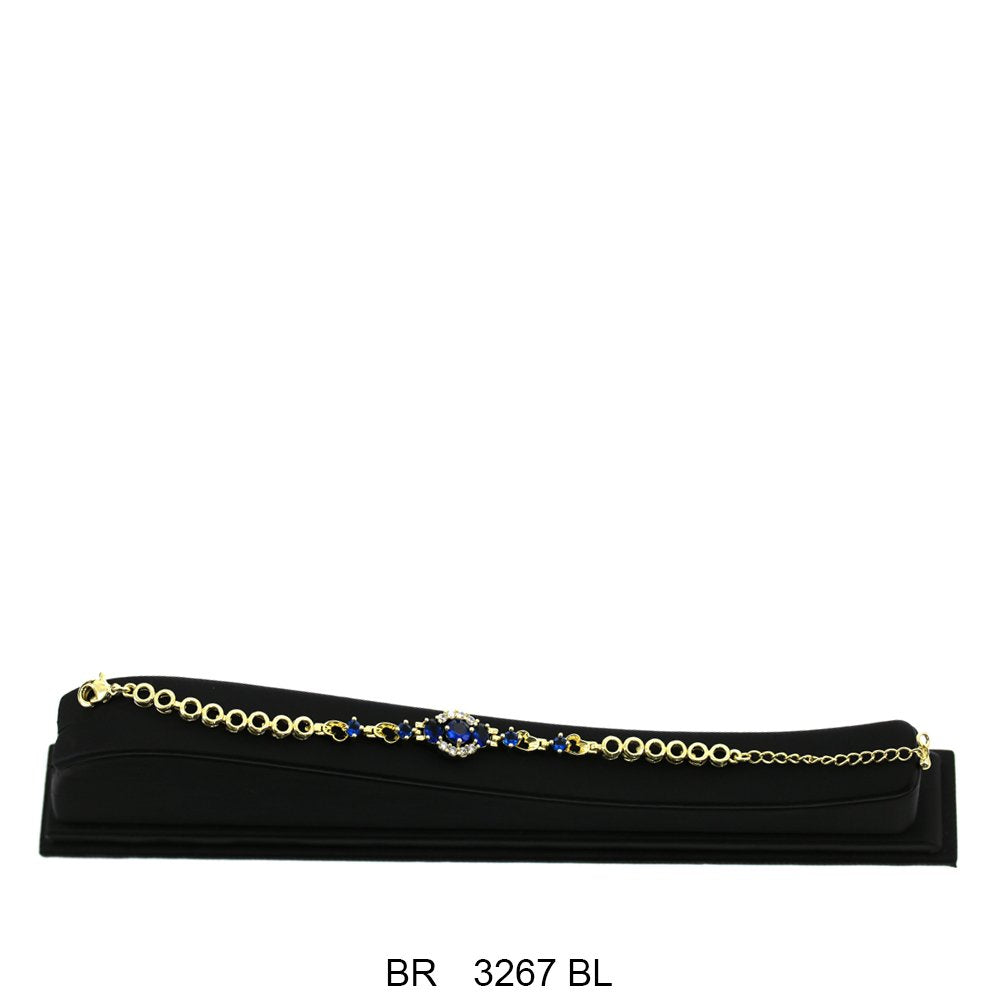 CZ Bracelet BR 3267 (G) BL