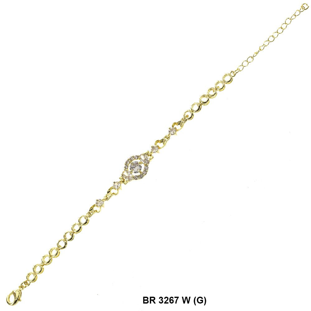 CZ Bracelet BR 3267 (G) W