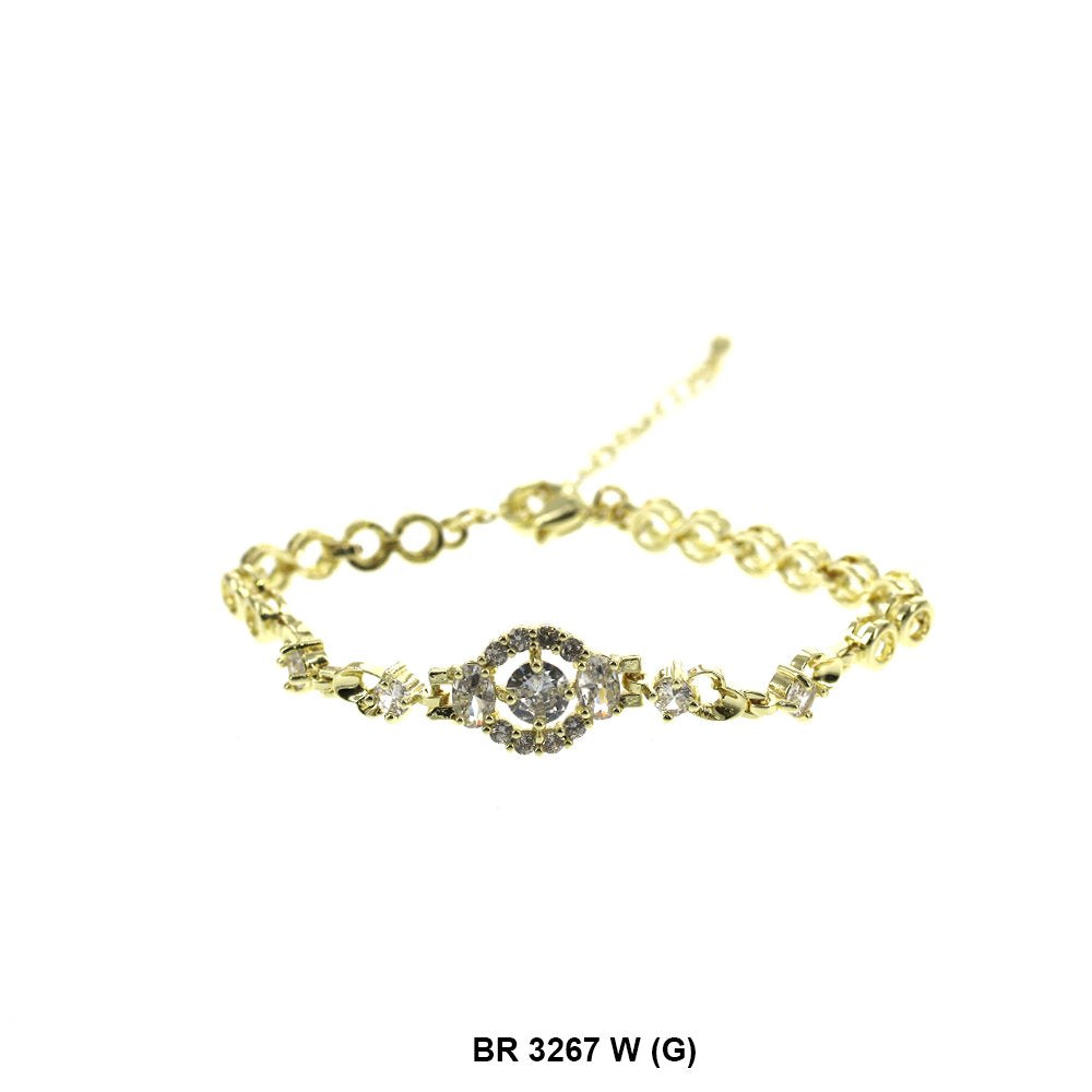 CZ Bracelet BR 3267 (G) W