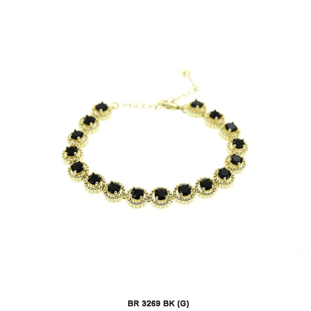 Pulsera Full Stones CZ BR 3269 BK G