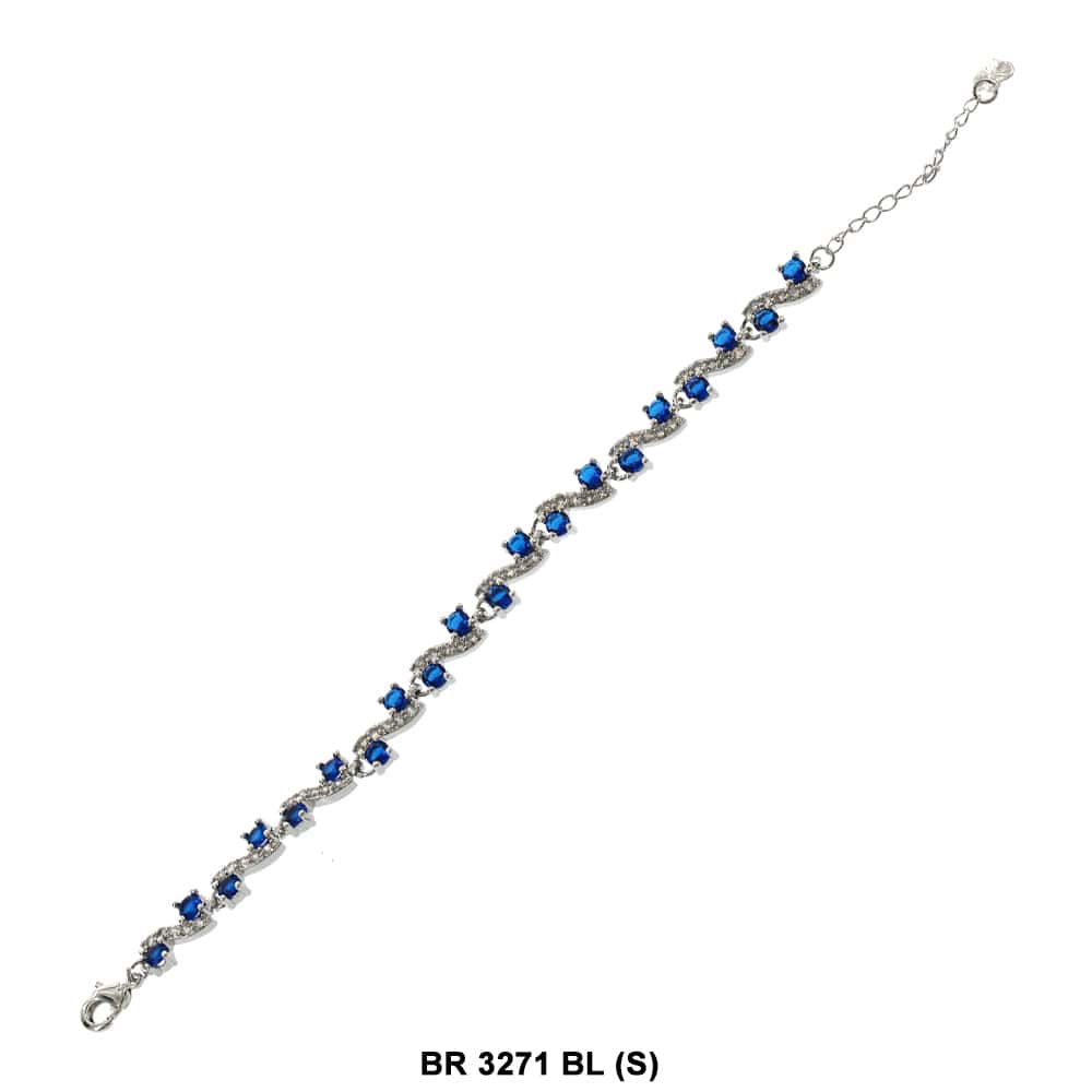 Pulsera Full Stones CZ BR 3271 S BL