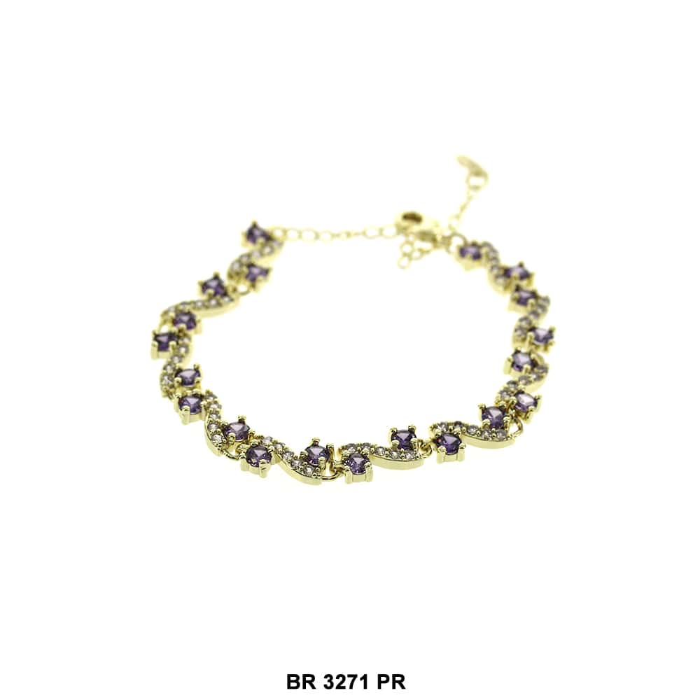 Full Stones CZ Bracelet BR 3271 G PR