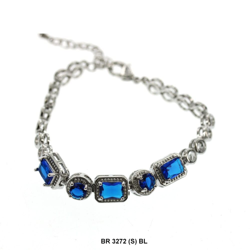 CZ Bracelet BR 3272 (S) BL