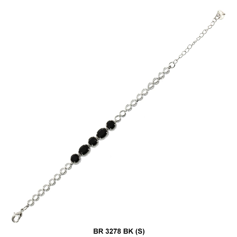 CZ Bracelet BR 3278 (S) BK