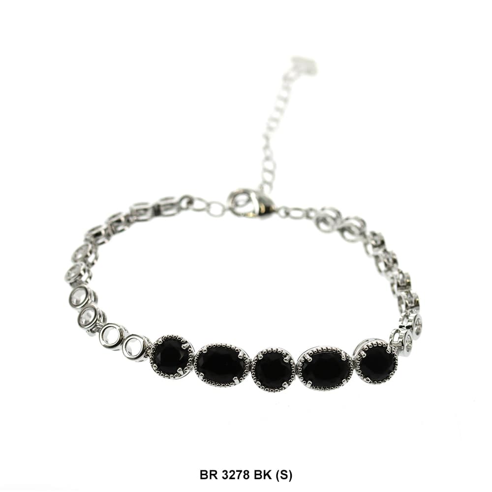 CZ Bracelet BR 3278 (S) BK