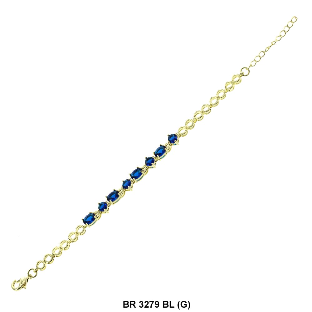 CZ Bracelet BR 3279 (G) BL