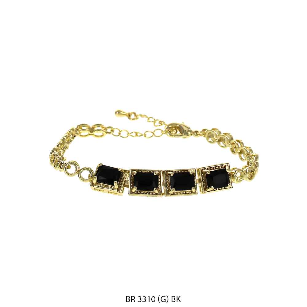 CZ Bracelet BR 3310 (G) BK