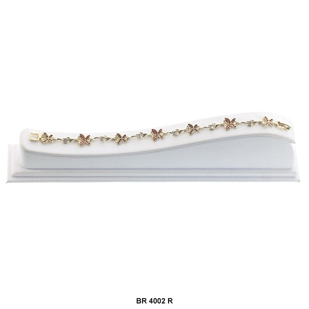 Butterfly CZ Stones Bracelet BR 4002 R