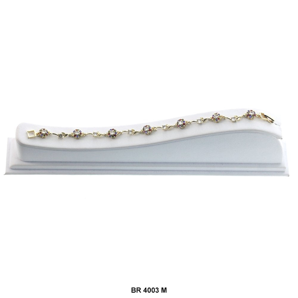 Pulsera Flores CZ Piedras BR 4003 M